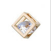 Austria Zircon Crystal Necklace Square Shape