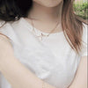 Wave Heart Charm Lightning Necklace