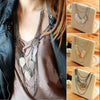 Stray Leaves Multilayer Necklace Pendant