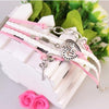 Lock Key Cupid's Arrow Charms Infinity Bracelet