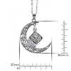 Crescent Moon Magic Pendant Necklace